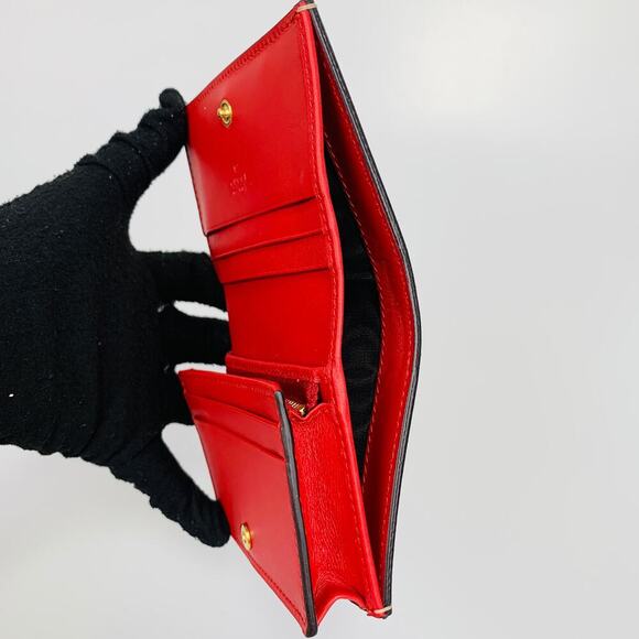 NIB Gucci GG Supreme Monogram Bosco Patch Card Case Wallet Beige Malva Hibiscus - Picture 12 of 14